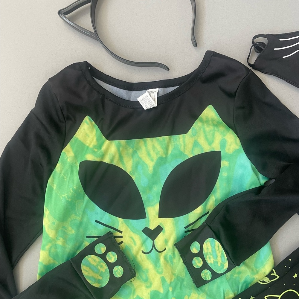 Girls Cosmic Cat costume - Picture 7 of 10